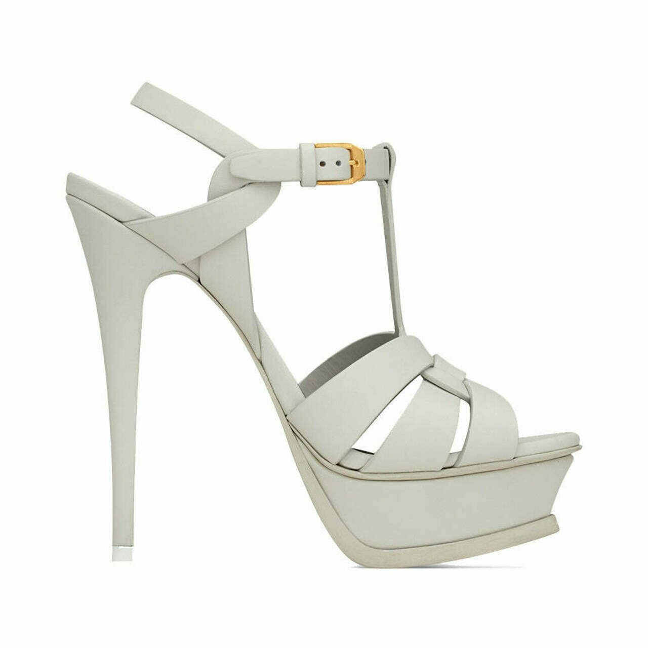 Saint Laurent White Sandals