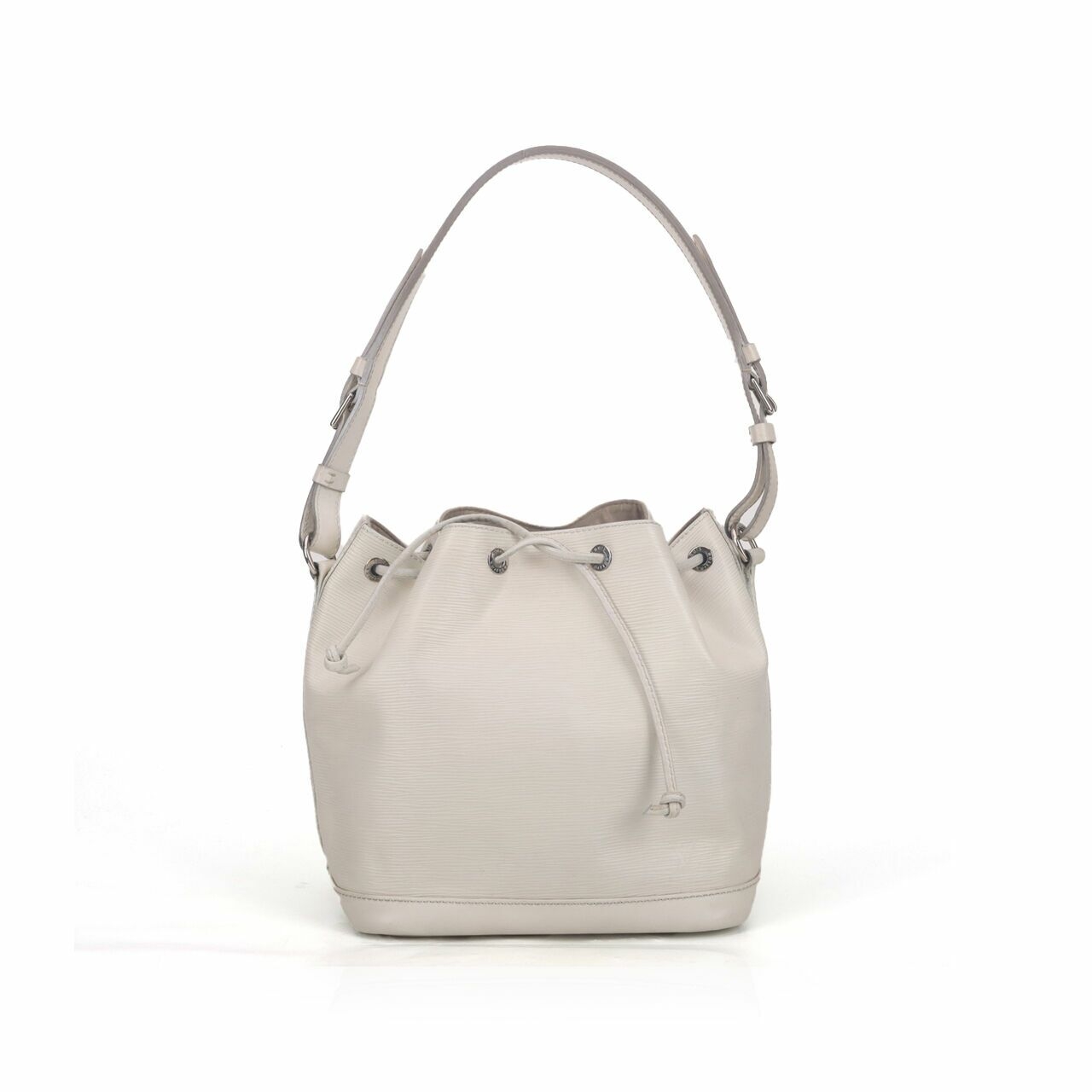 Louis Vuitton Epi Leather Noe Petit White Shoulder Bag