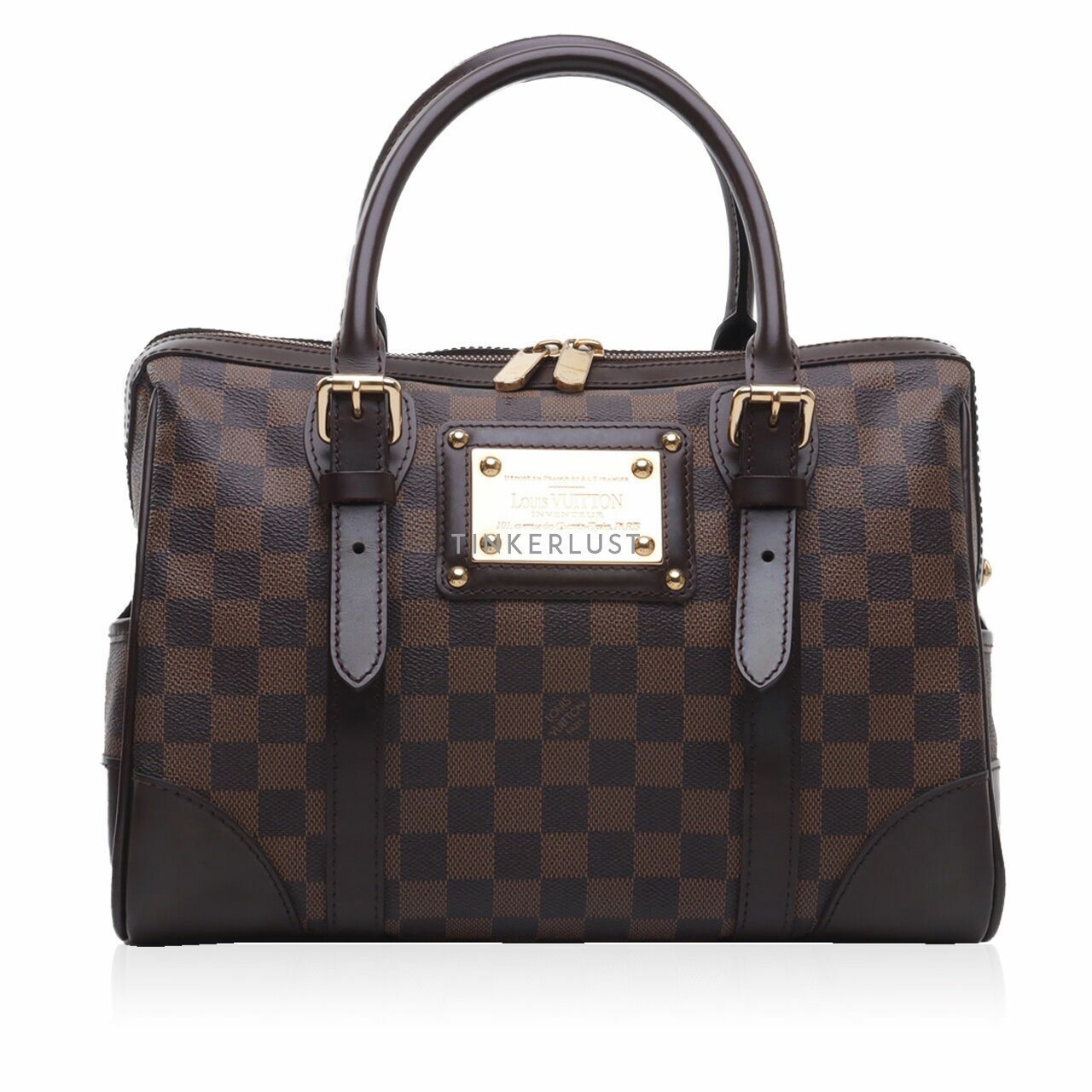 Louis Vuitton Damier Ebene Canvas Berkeley Brown Handbag