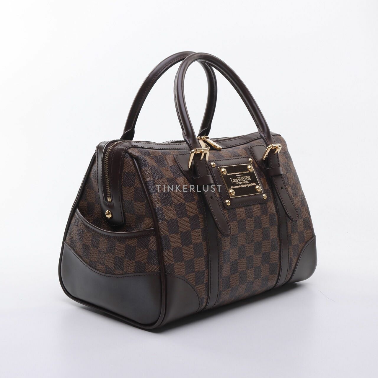 Louis Vuitton Damier Ebene Canvas Berkeley Brown Handbag