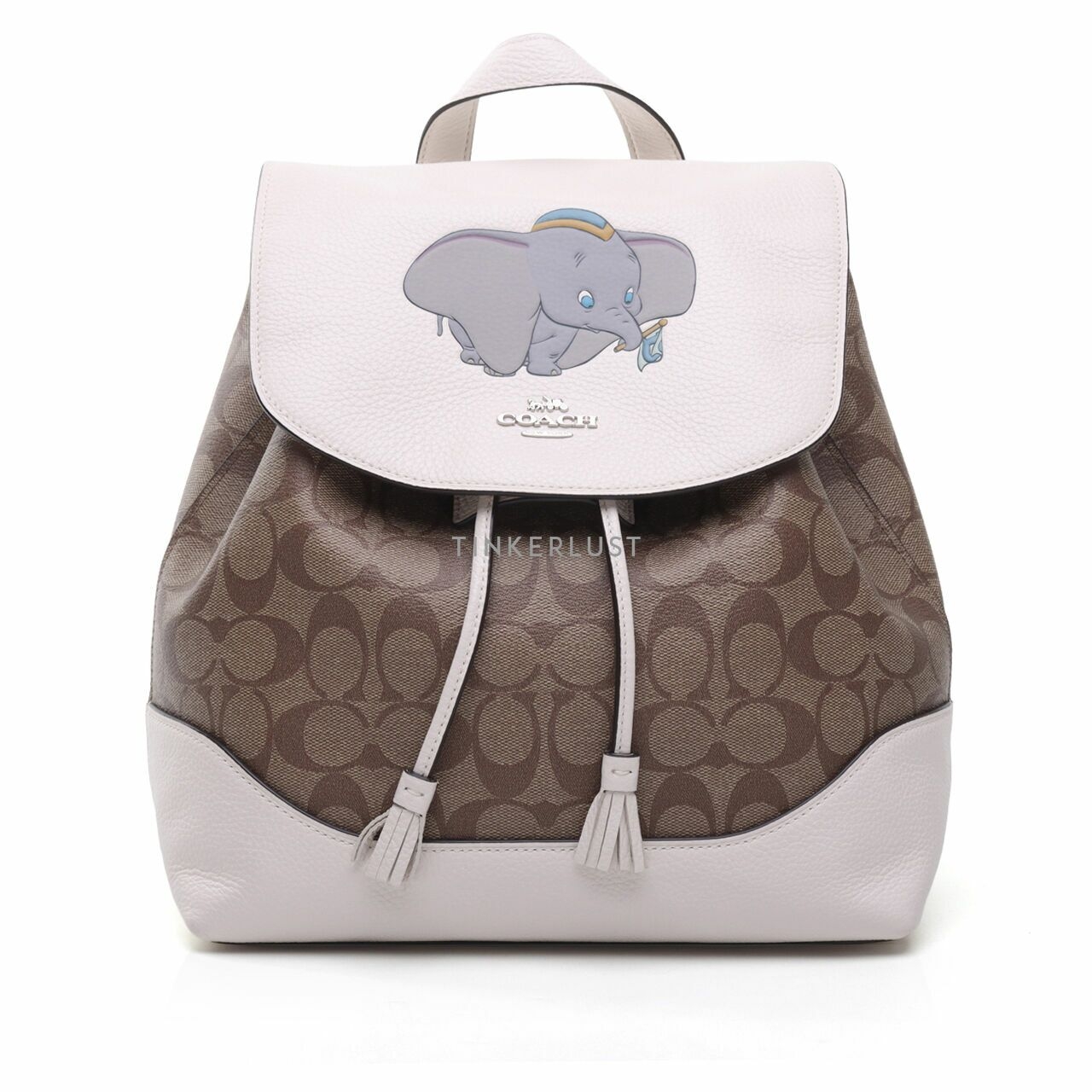 Coach 91121 Ele Backpack Dumbo Khaki Chalk Multi