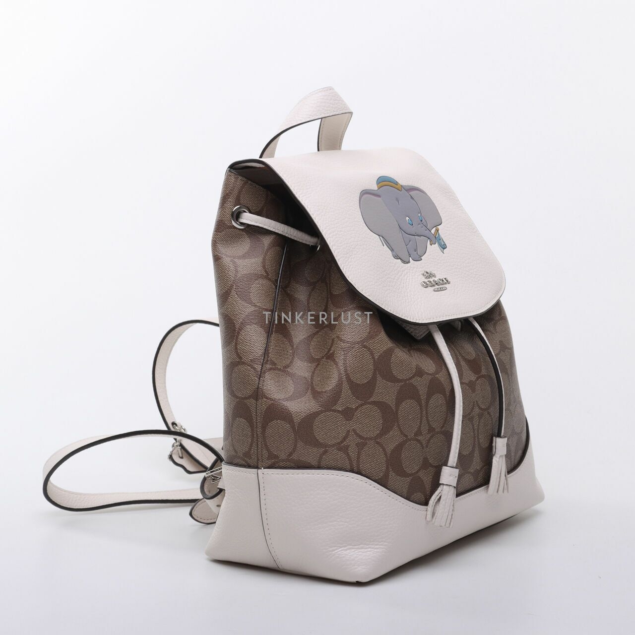 Coach 91121 Ele Backpack Dumbo Khaki Chalk Multi