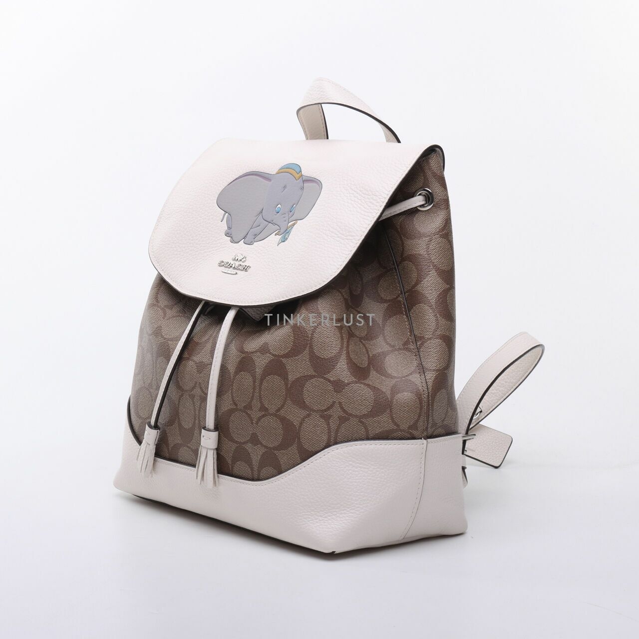 Coach 91121 Ele Backpack Dumbo Khaki Chalk Multi