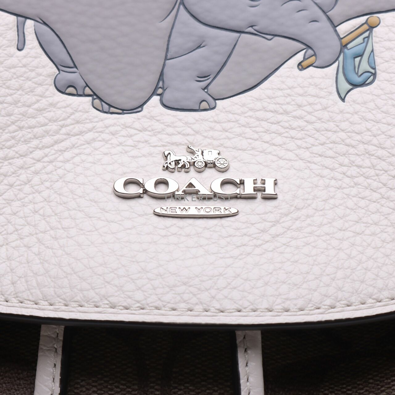 Coach 91121 Ele Backpack Dumbo Khaki Chalk Multi