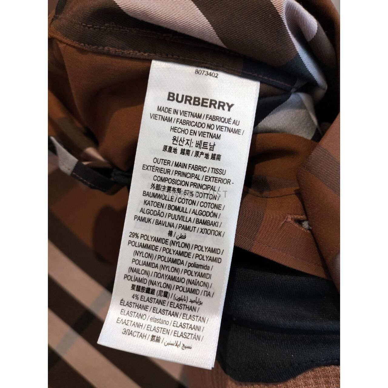 Burberry Nelson Russet Brown Longsleeve Shirt