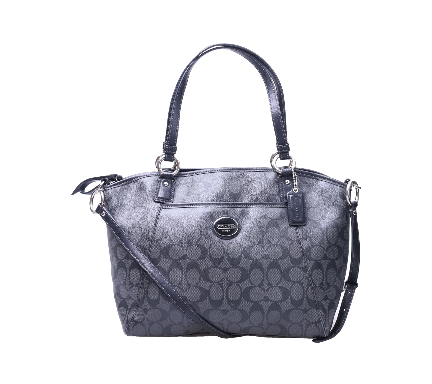 Coach Dark Grey Satchel