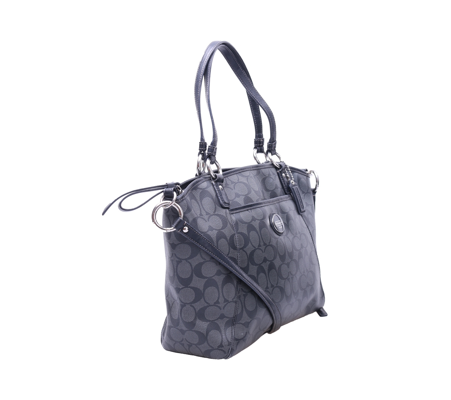 Coach Dark Grey Satchel