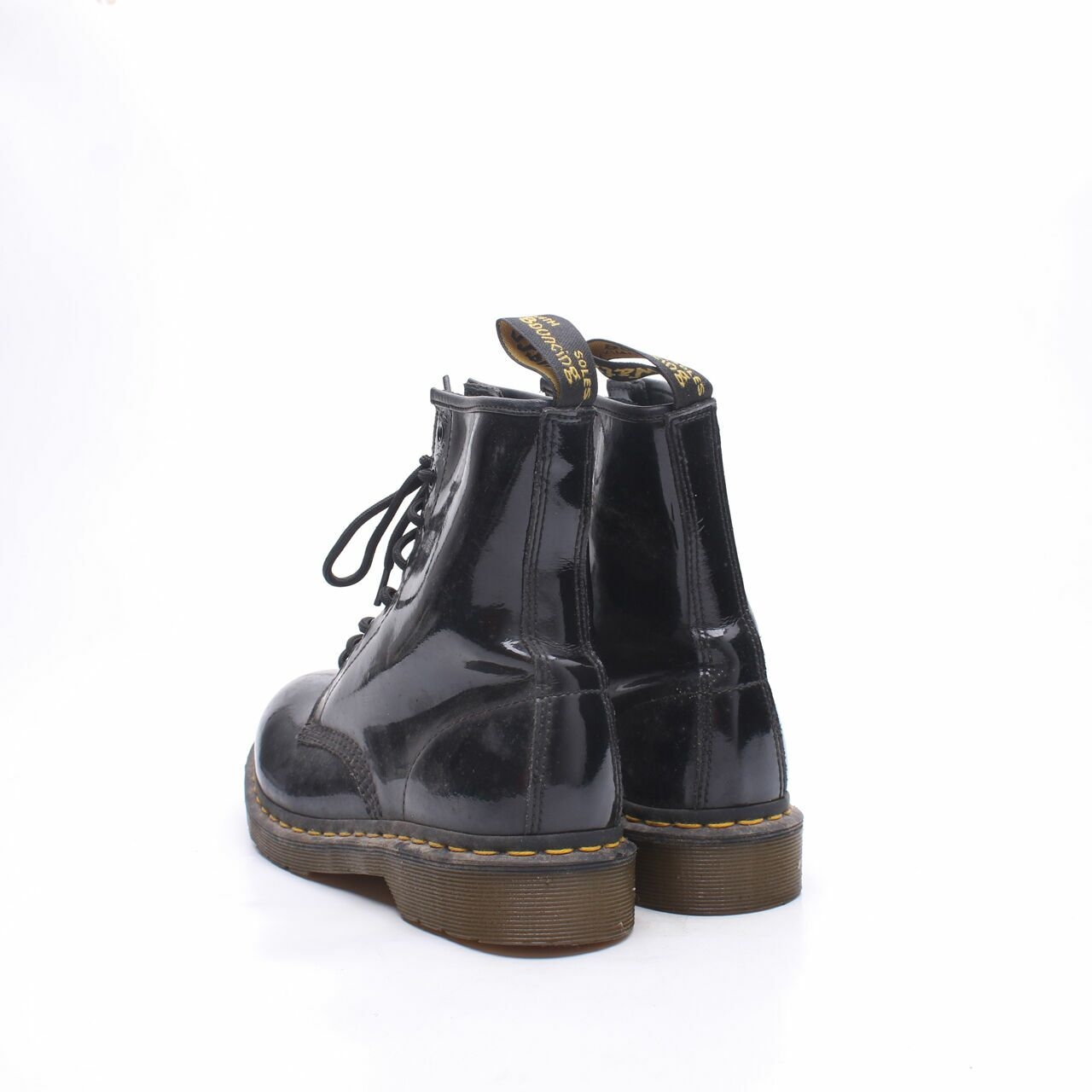 DRMARTENS Black Patent Leather Boots