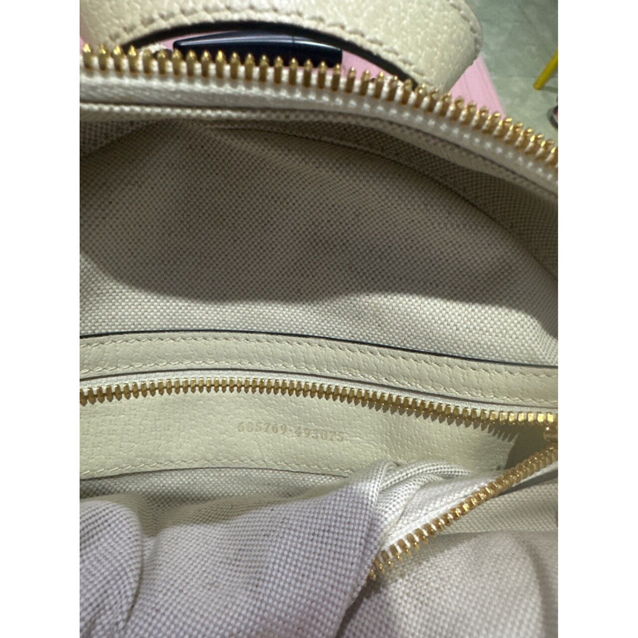 Gucci GG Supreme Ophidia White Backpack