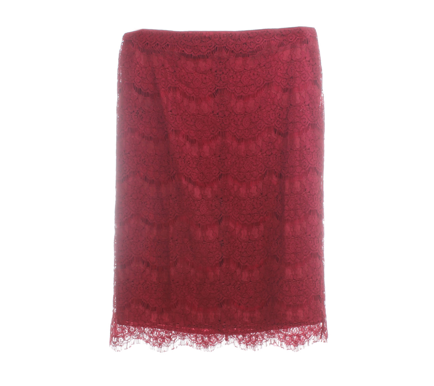 Forever 21 Maroon Lace Mini Skirt