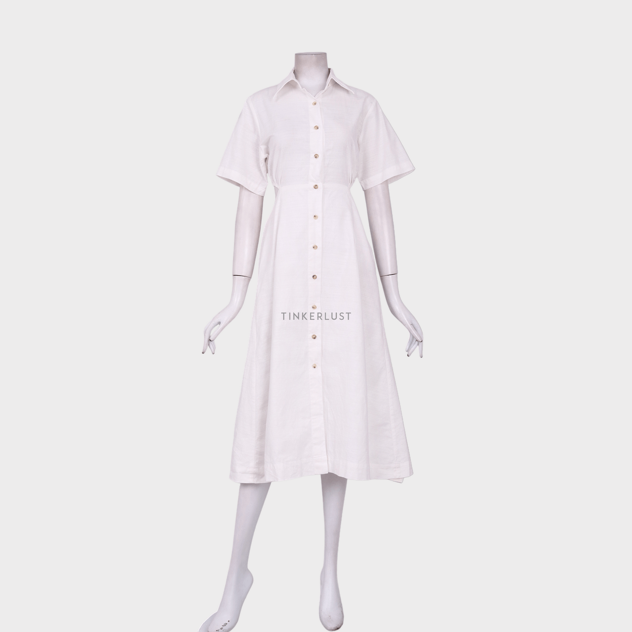 Josephine Anni White Midi Dress