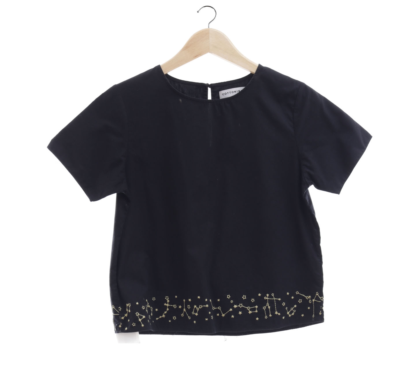 Cotton Ink Star Black Blouse