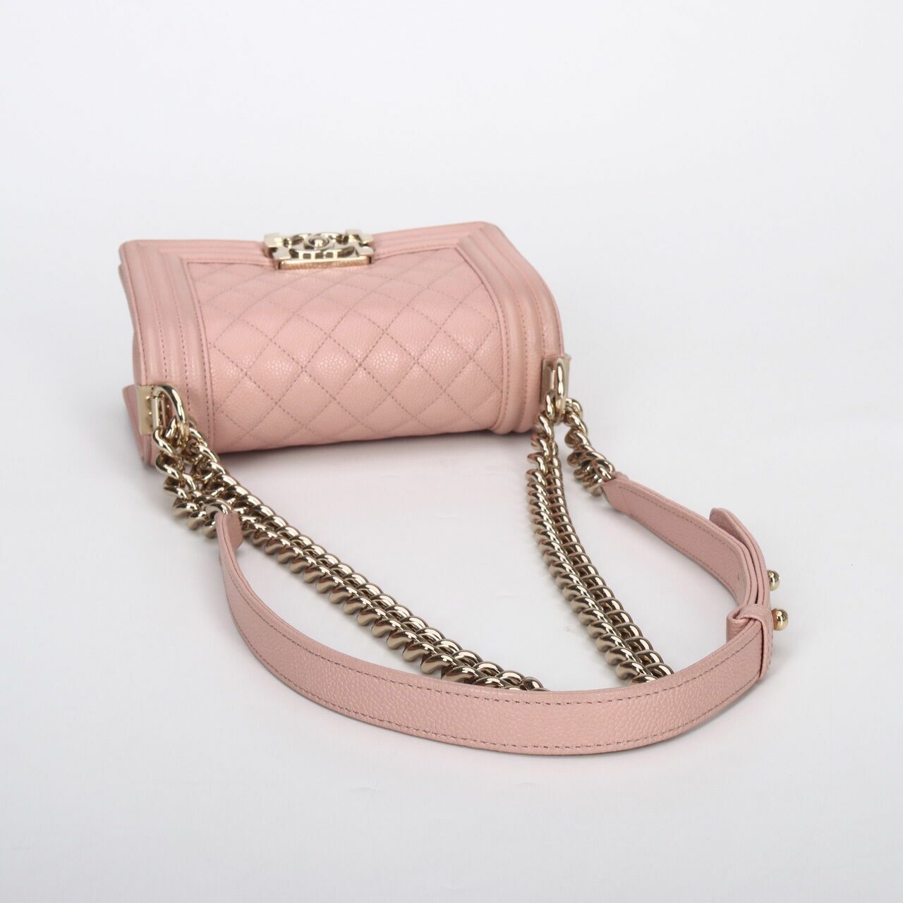 Chanel Boy Small Pink GHW #29 Shoulder Bag