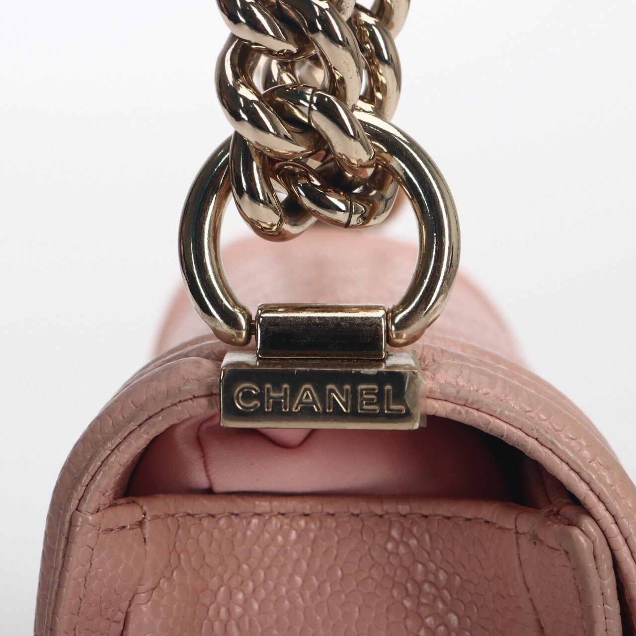 Chanel Boy Small Pink GHW #29 Shoulder Bag