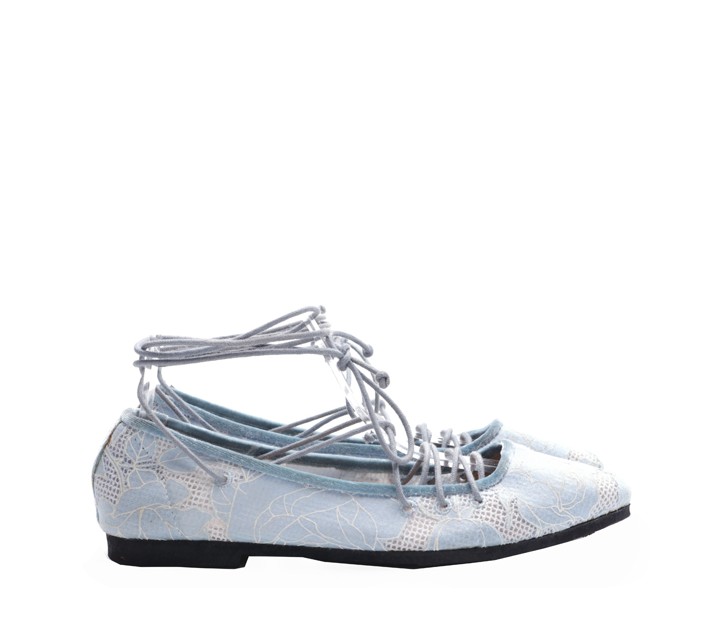 Ittaherl Blue Floral Flats