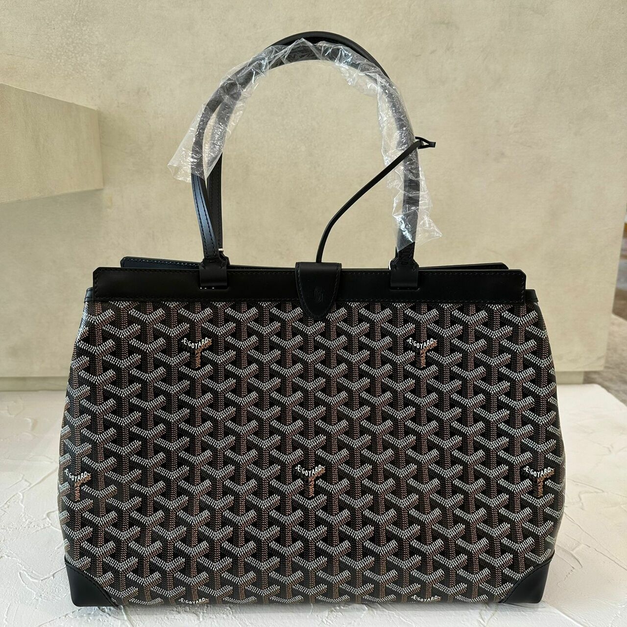 Goyard Bellechasse PM Black Tote Bag