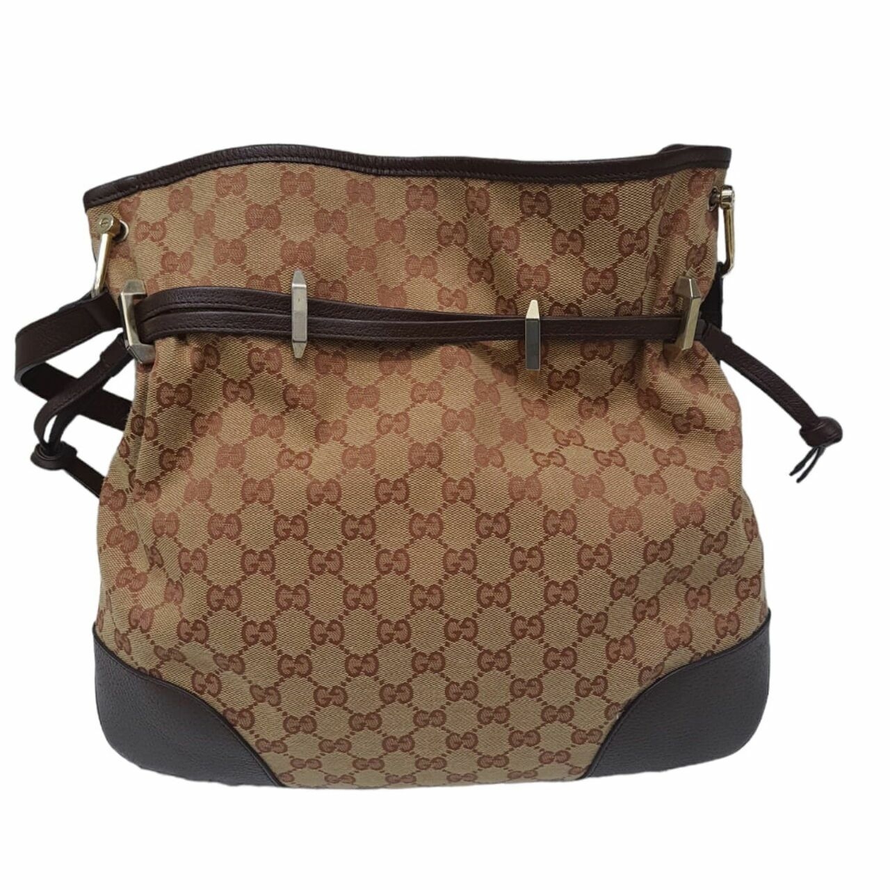 Gucci GG Canvas Horsebit 1955 Shoulder Bag