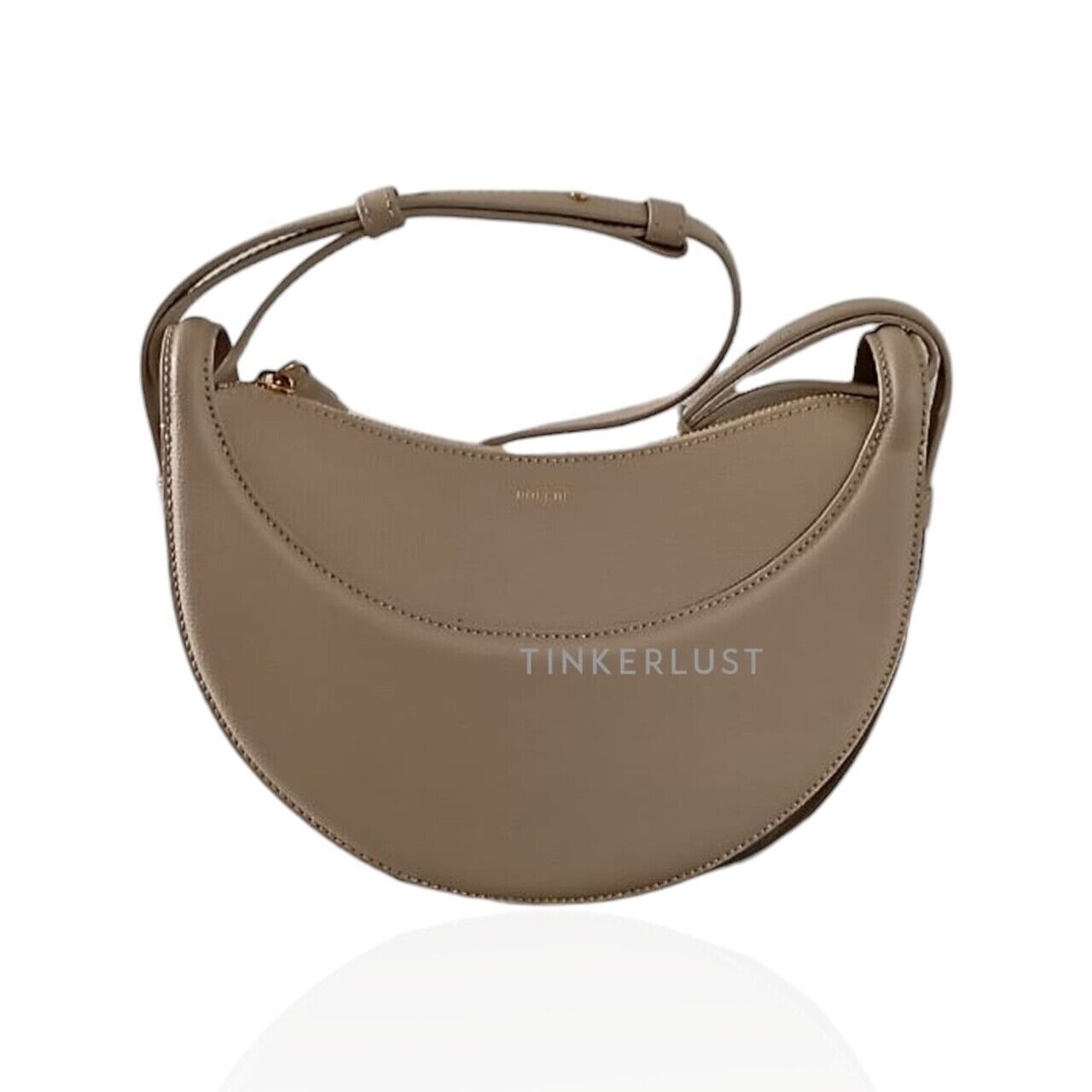 Polene Numero Dix Taupe Shoulder Bag