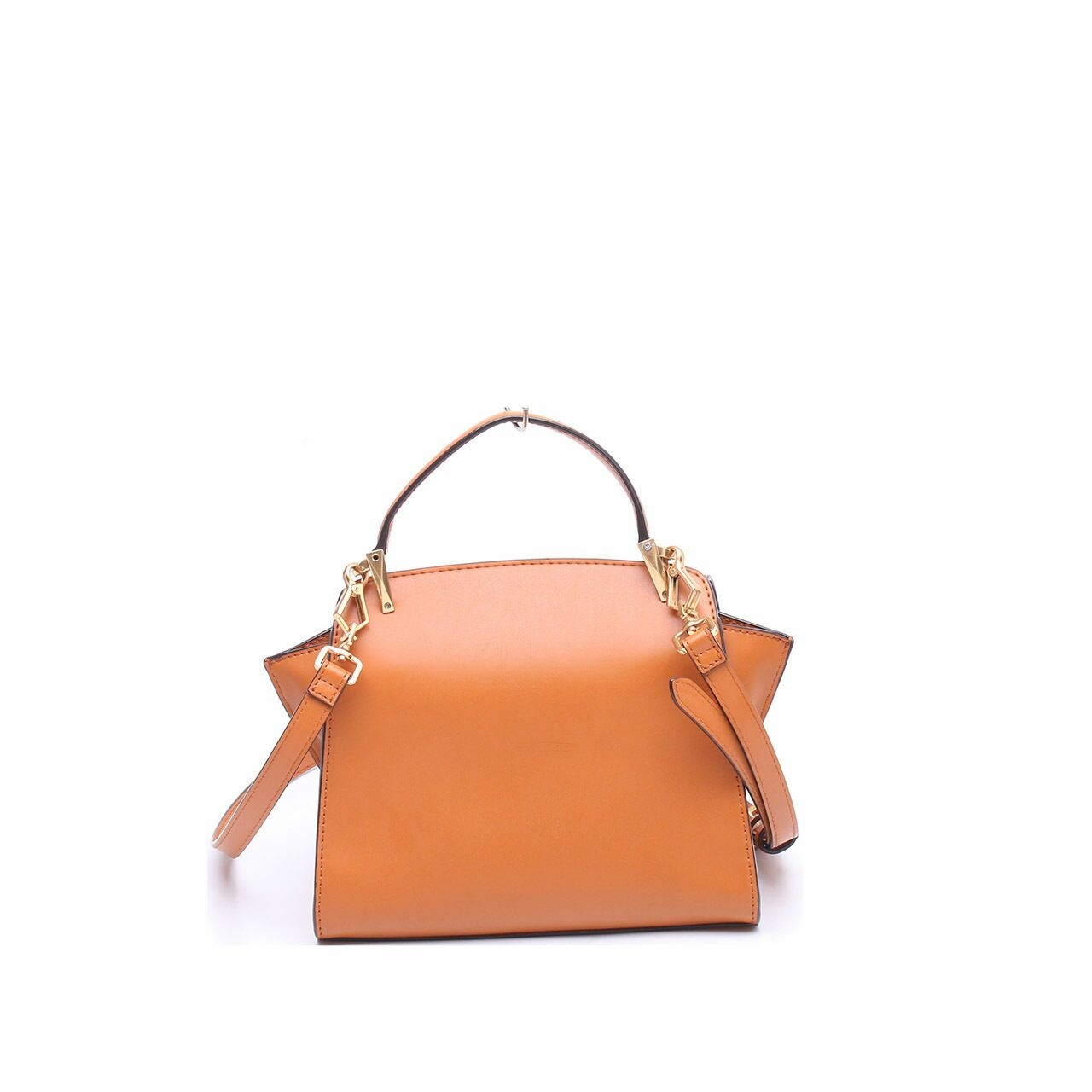 Charles & Keith Camel Orange Satchel