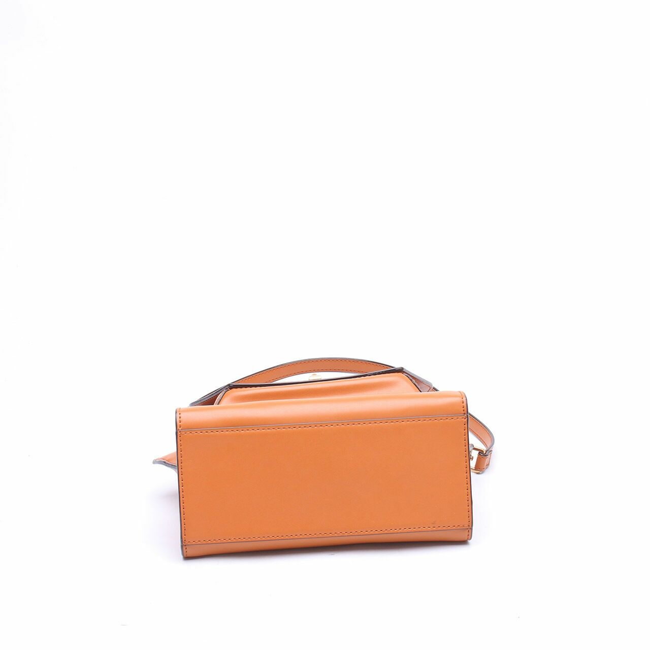 Charles & Keith Camel Orange Satchel