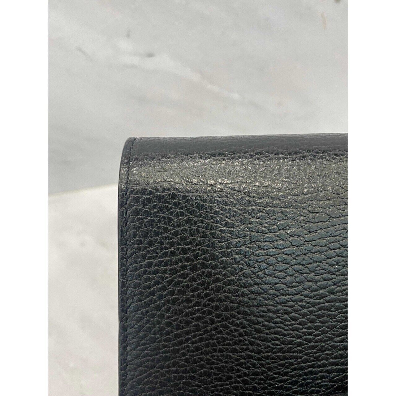 Gucci Dionysus Super Mini Leather Black SHW Sling Bag