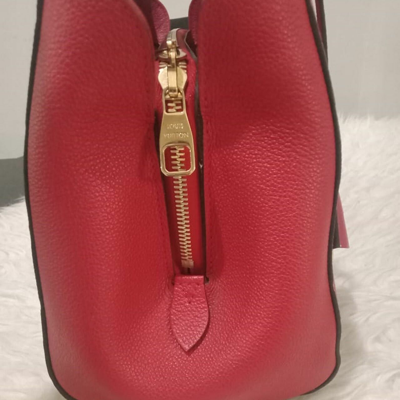 Louis Vuitton Montaigne MM Monogram Empreinte Cerise 2016 Handbag