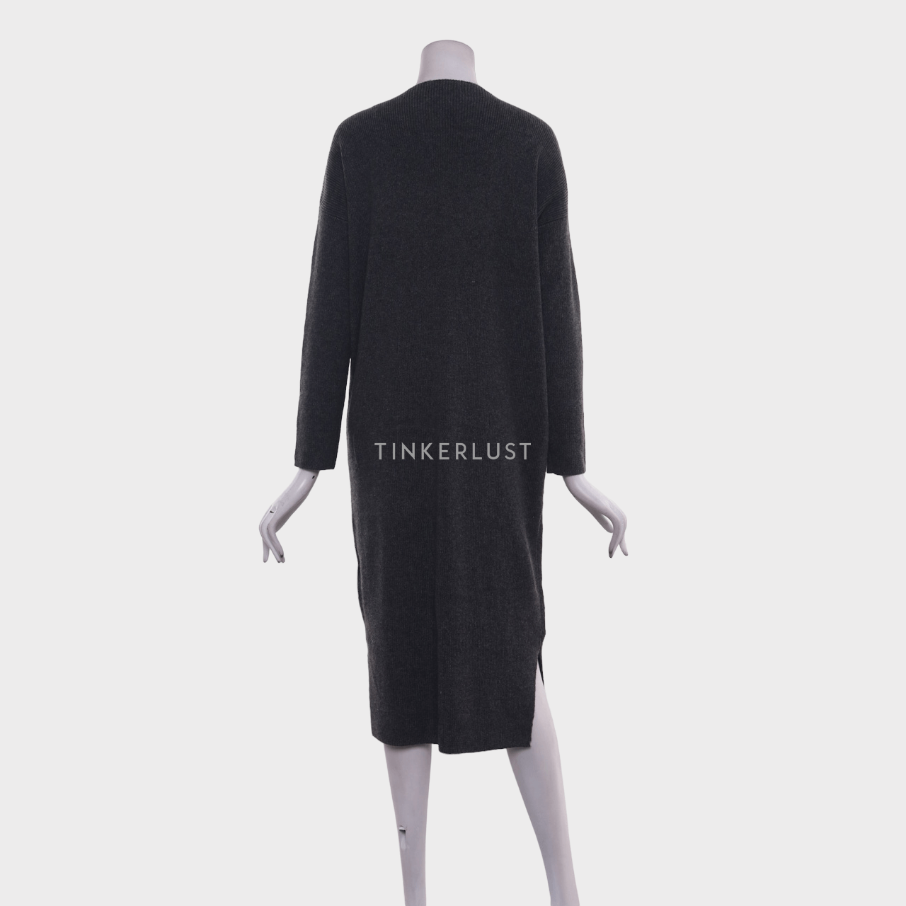 UNIQLO Grey Midi Dress