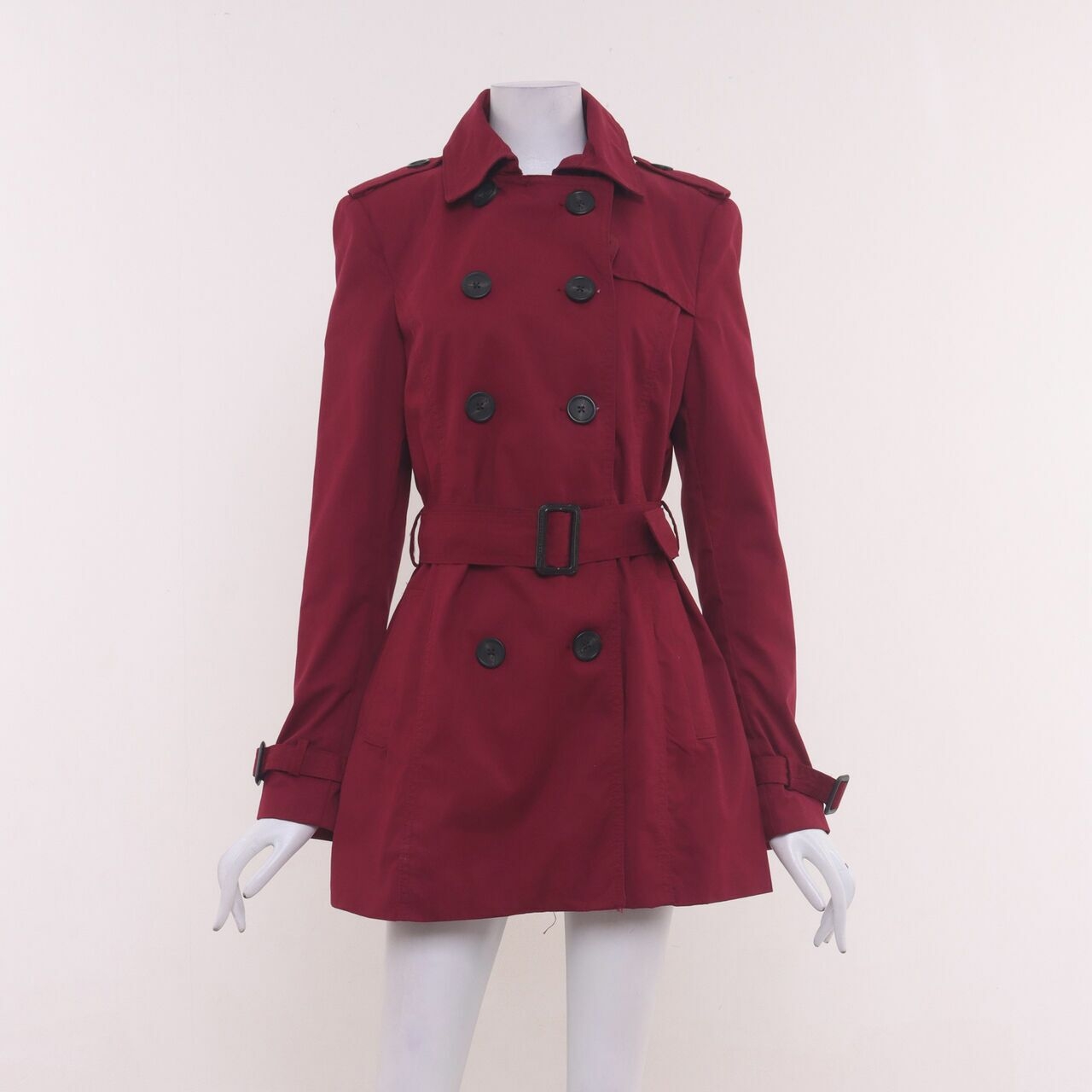 Stradivarius Maroon Coat