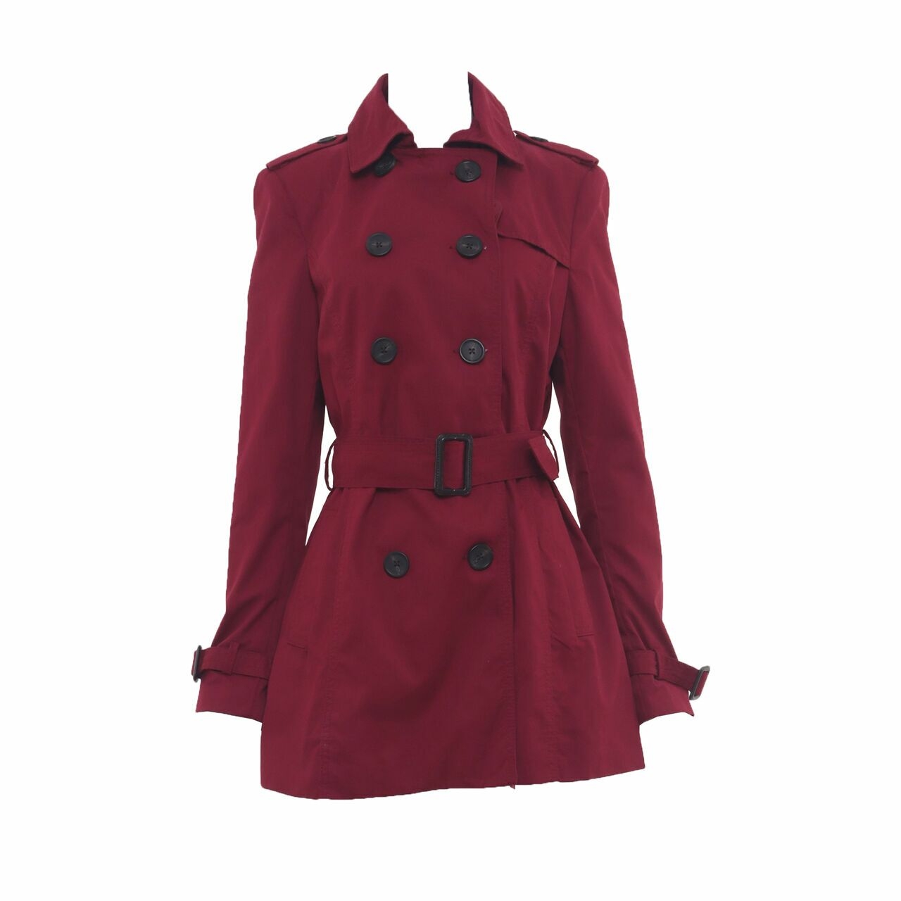 Stradivarius Maroon Coat