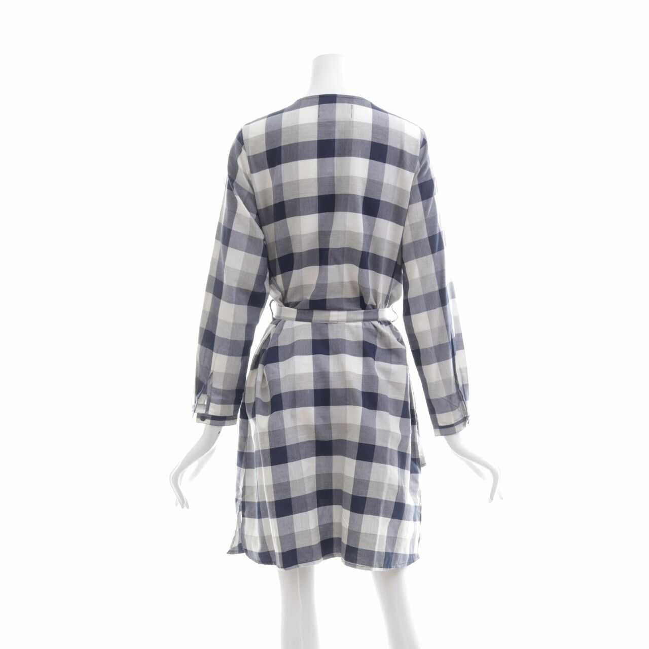 Cotton Ink Multi Plaid With Strap Mini Dress