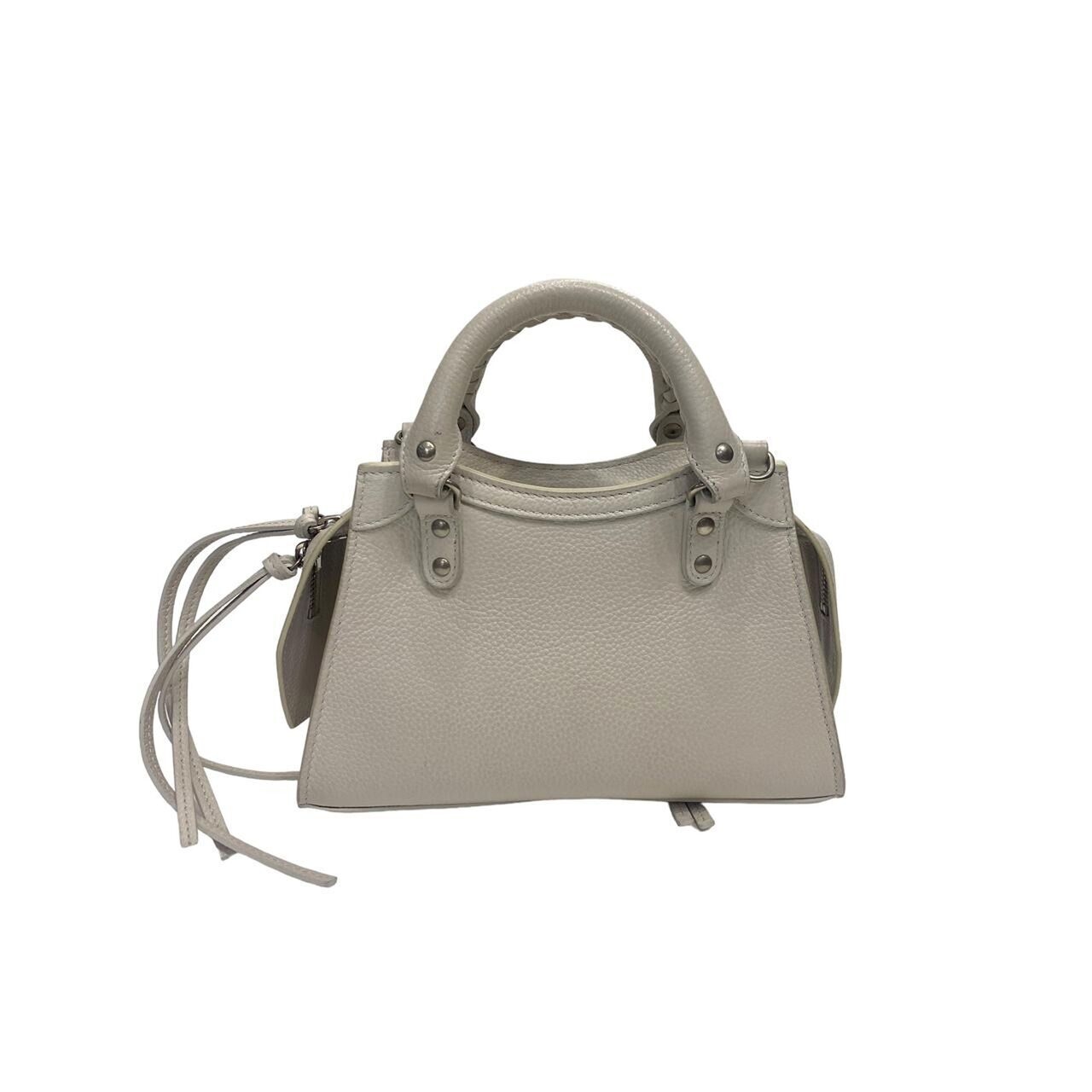 Balenciaga Neo Noe Mini Ash Grey SHW 2023 Satchel Bag