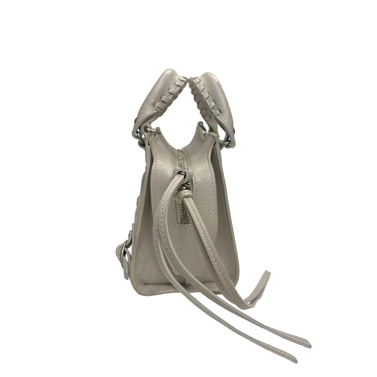 Balenciaga Neo Noe Mini Ash Grey SHW 2023 Satchel Bag