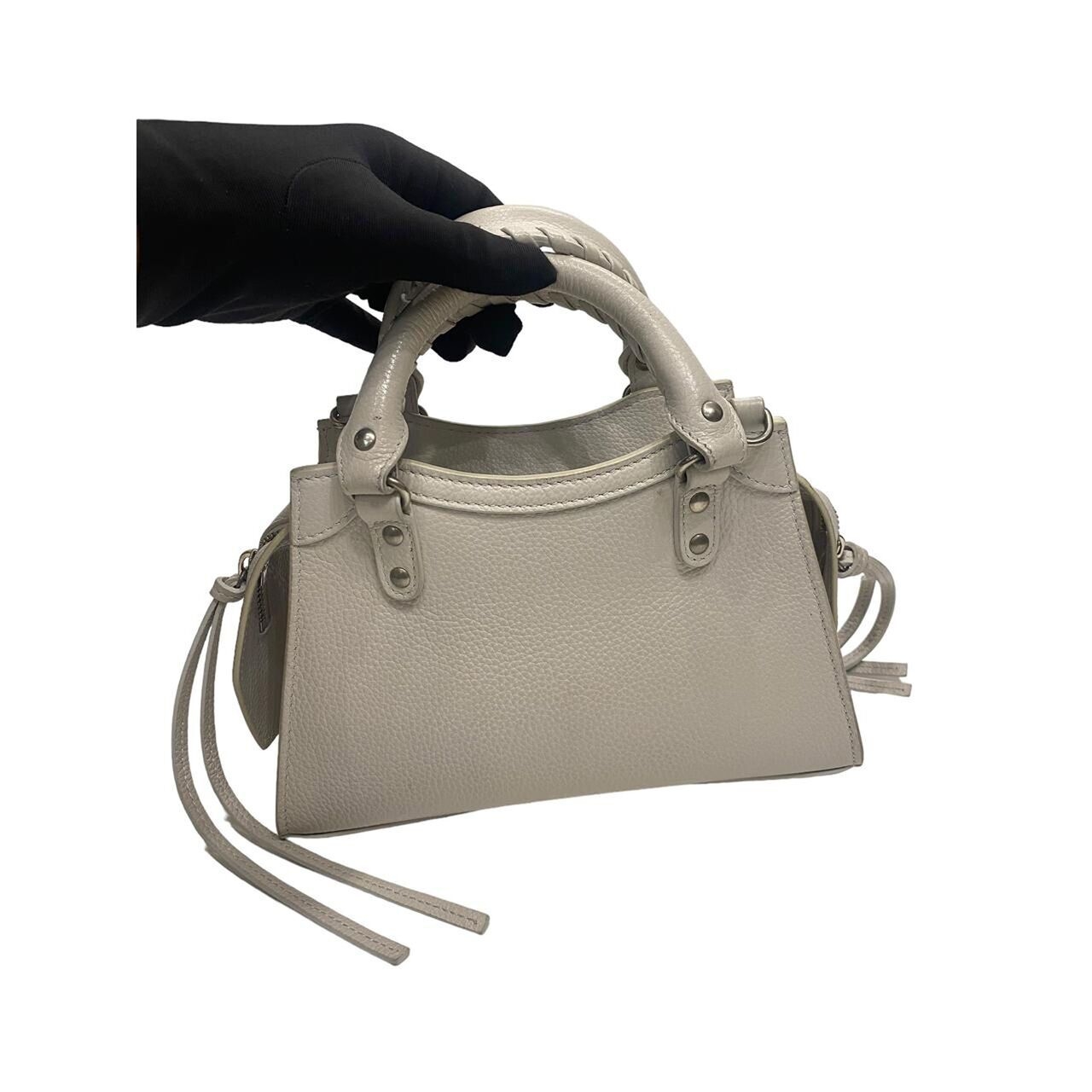 Balenciaga Neo Noe Mini Ash Grey SHW 2023 Satchel Bag