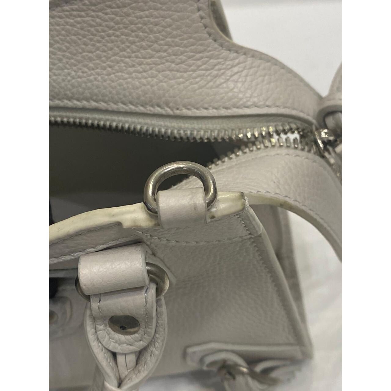 Balenciaga Neo Noe Mini Ash Grey SHW 2023 Satchel Bag