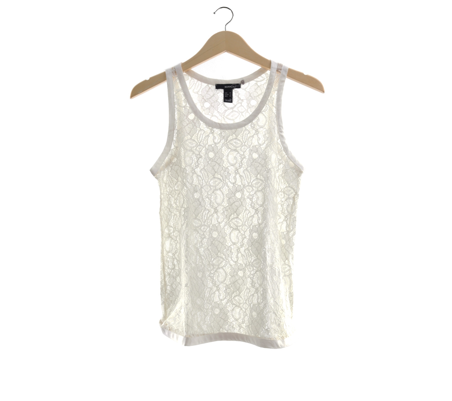 Mango White Sleeveless