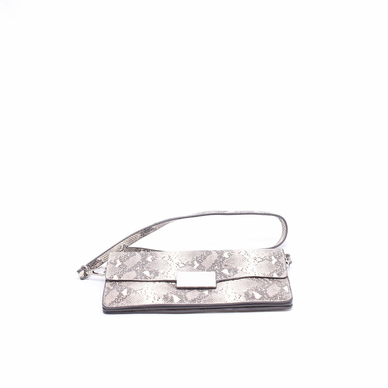 Zara Grey Snake Skin Sling Bag