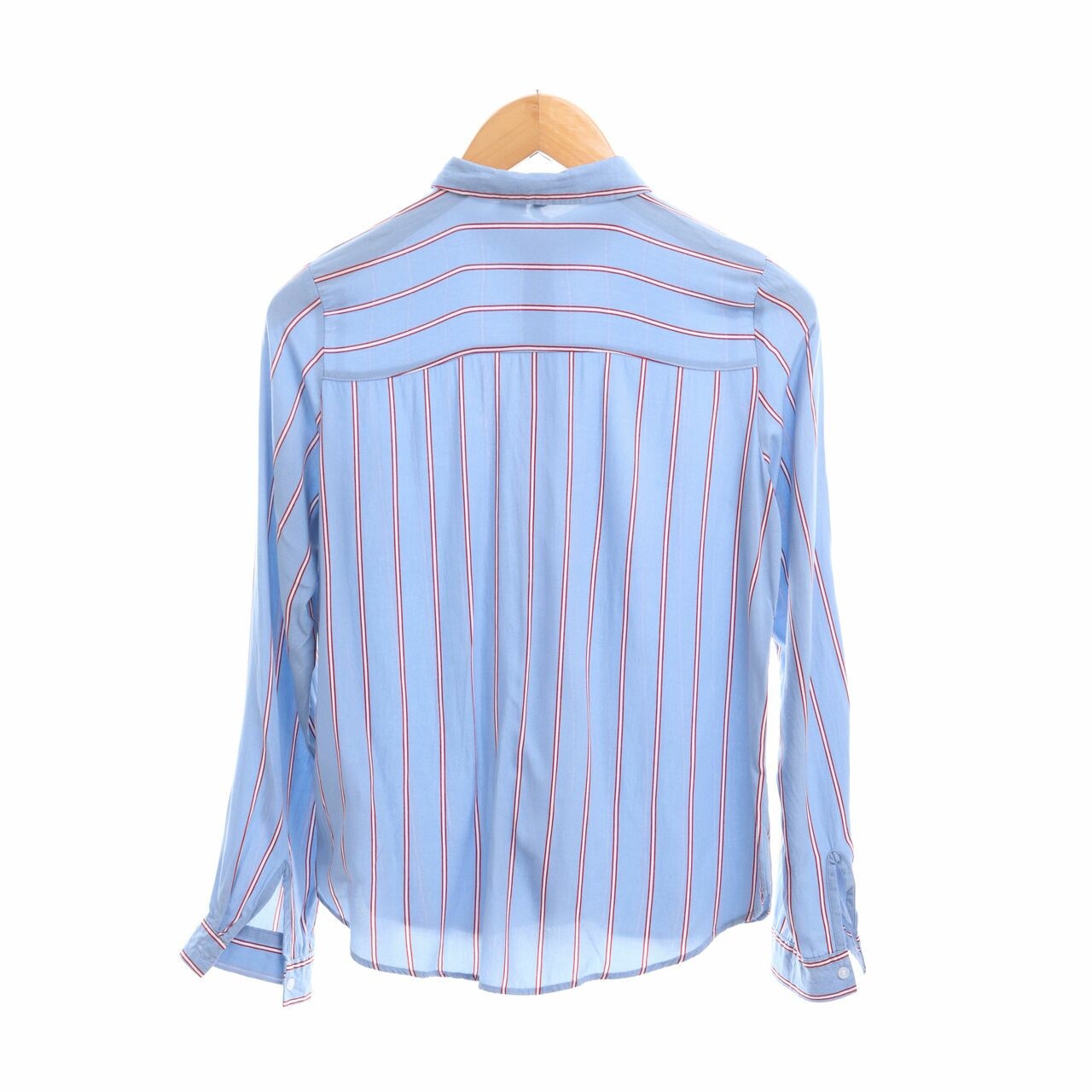 H&M Blue & Red Stripes Shirt