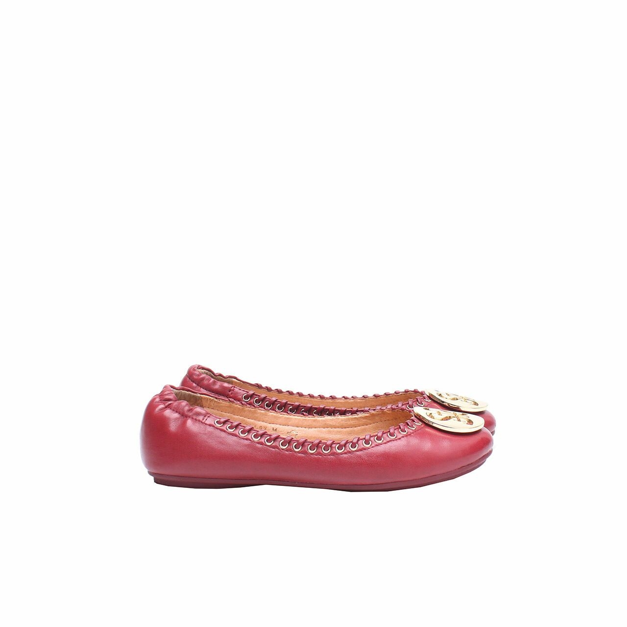 Staccato Burgundy Flats