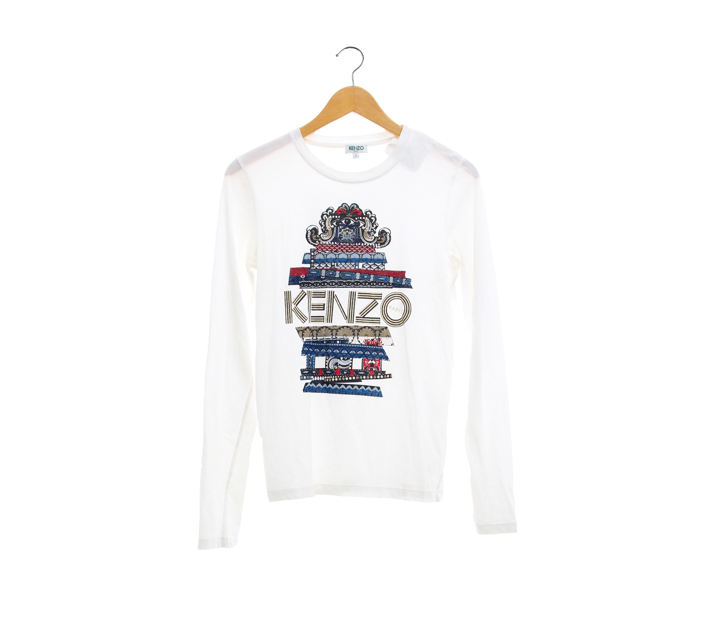 Kenzo Off White Long Sleeve T-Shirt