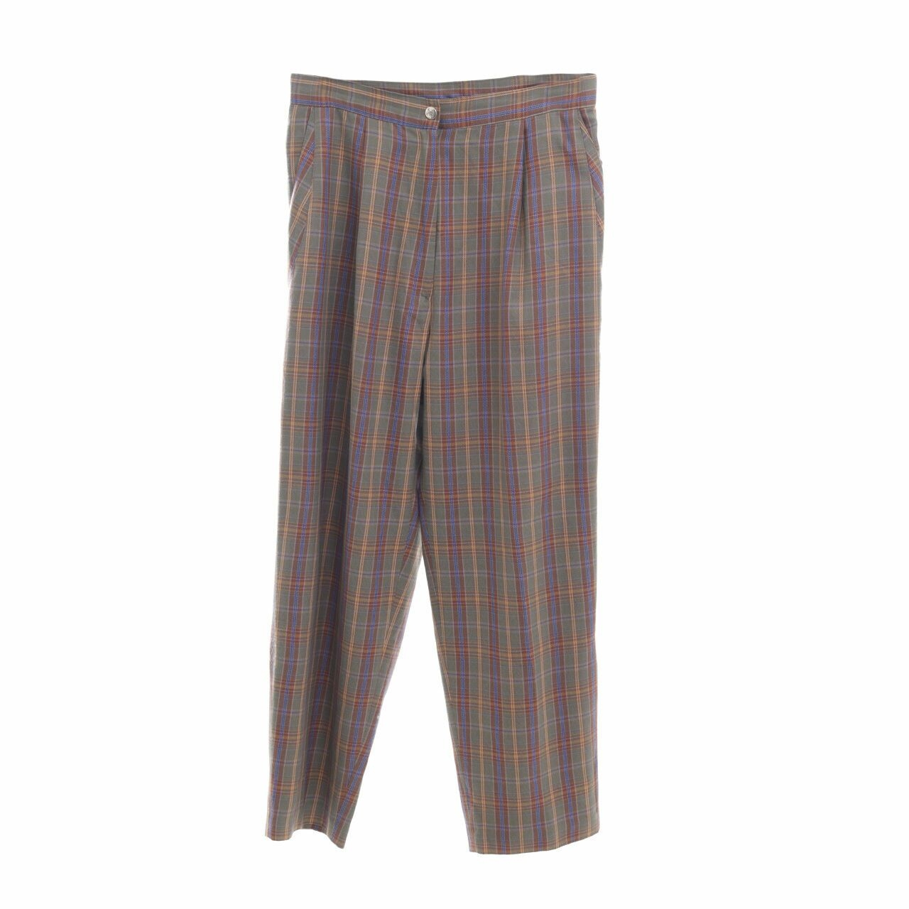 Private Collection Green Tartan Trousers