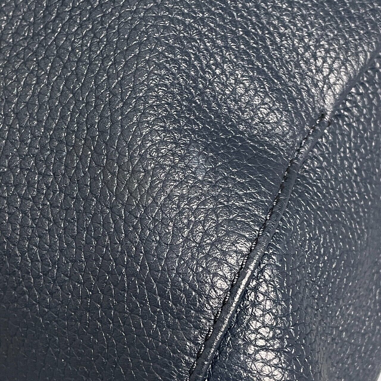 Michael Kors Riley Blue Pebbled GHW Backpack