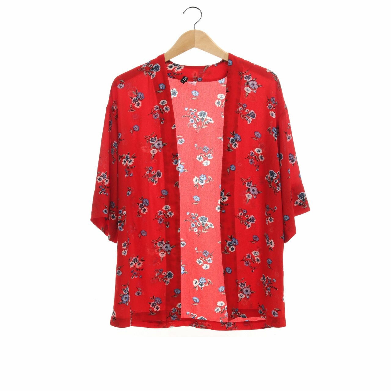 H&M Red Floral Outerwear