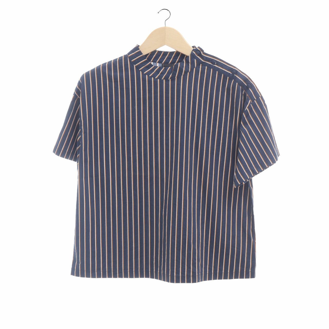 Iora Blue Stripes Blouse