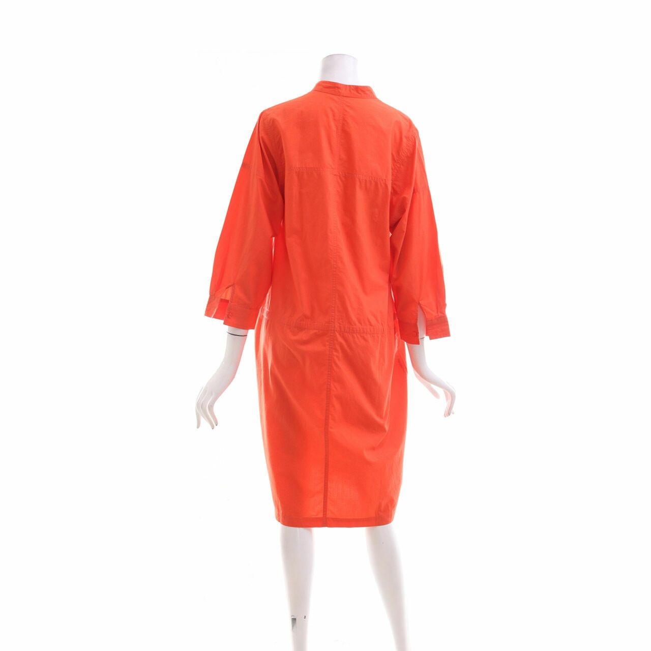 Raoul Orange Midi Dress