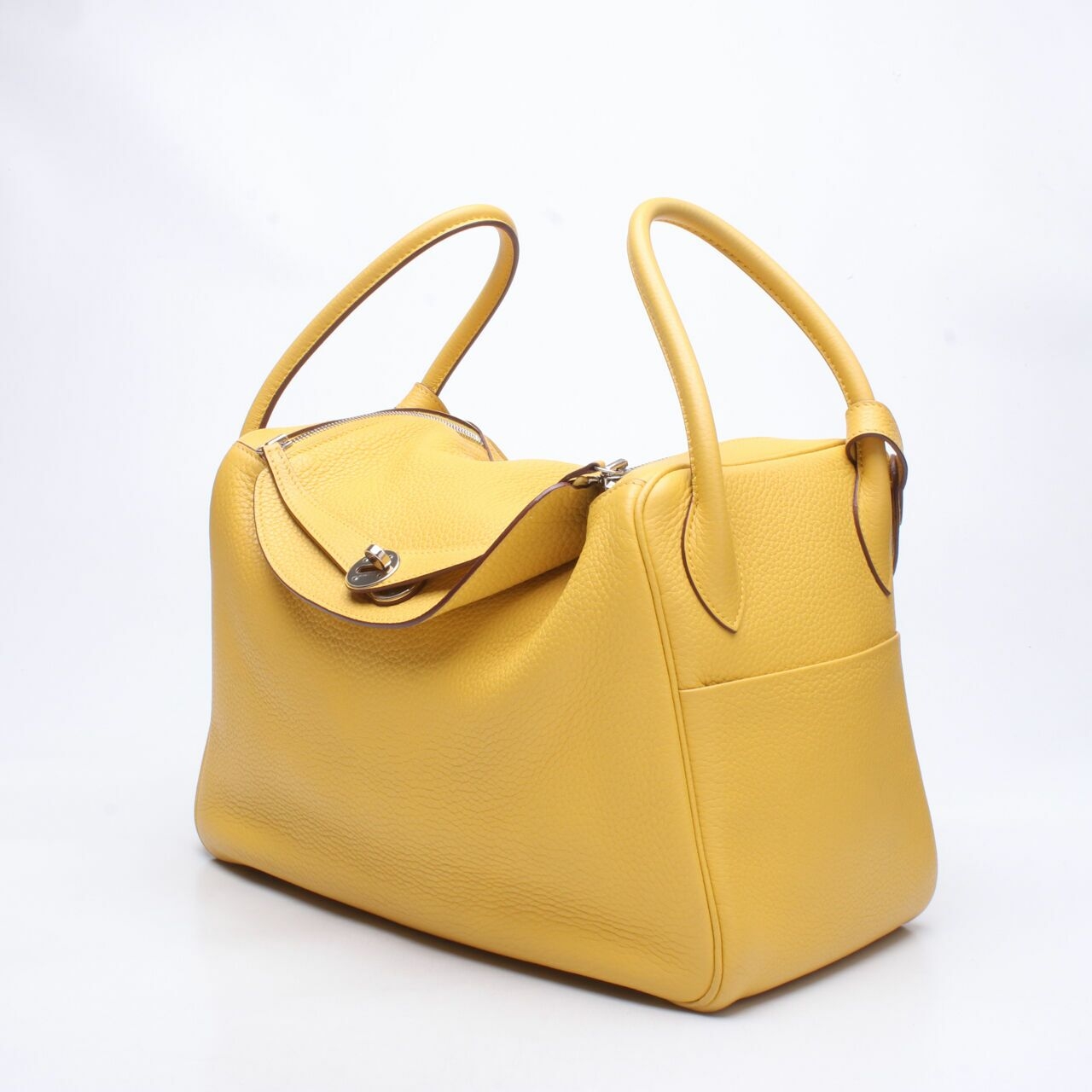 Hermes Lindy 34 Soleil Clemence #M PHW Shoulder Bag