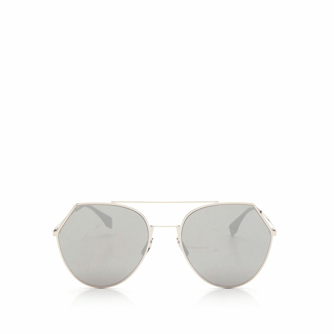 Fendi Eyeline Silver Sunglasses