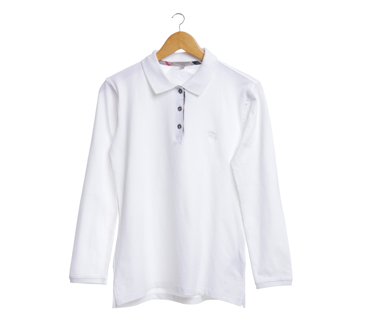 Burberry White Polo T-Shirt