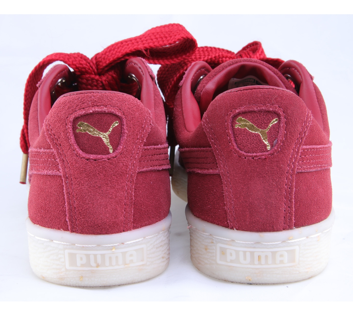 Puma Red Suede Heart Celebrate Wns Dahlia Women Casual Sneakers
