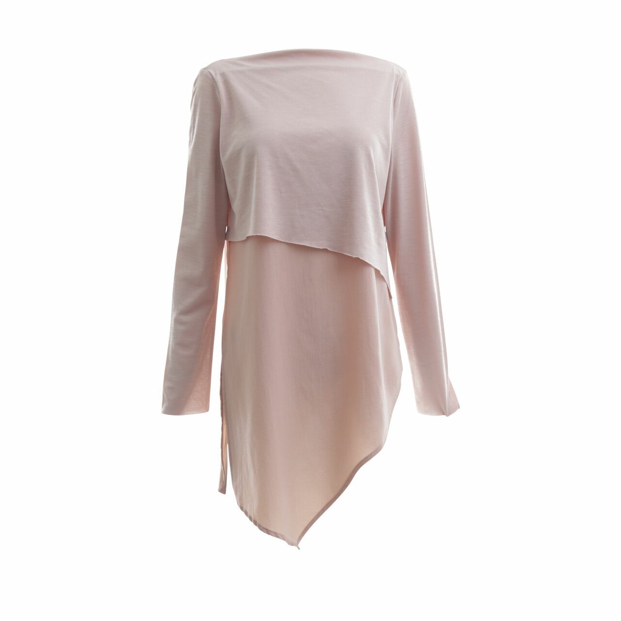 Zara Brown Asymmetric Blouse