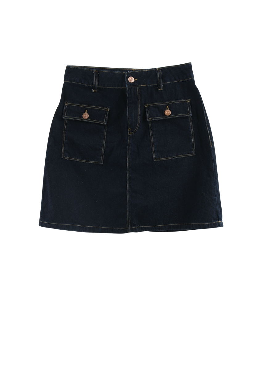 Zara Dark Blue Skirt